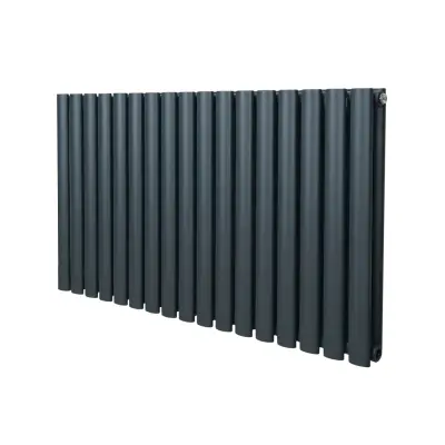 Ovalni stupni radijator – 600 mm x 1020 mm – antracit siva