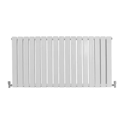 Dizajnerski ravni radijatori sjajno bijeli 600 mm x 1190 mm