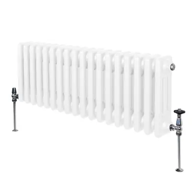Tradicionalni radijator s 3 stupca - 300 x 832 mm - bijeli
