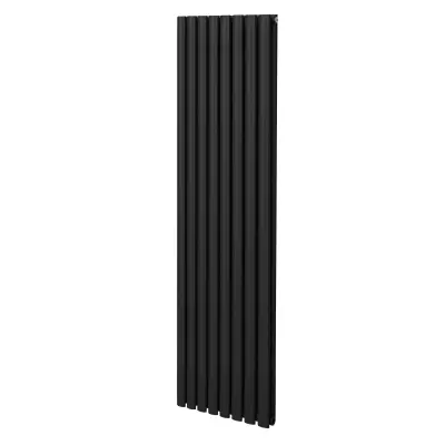 Ovalni stupni radijator – 1800 mm x 480 mm – crni