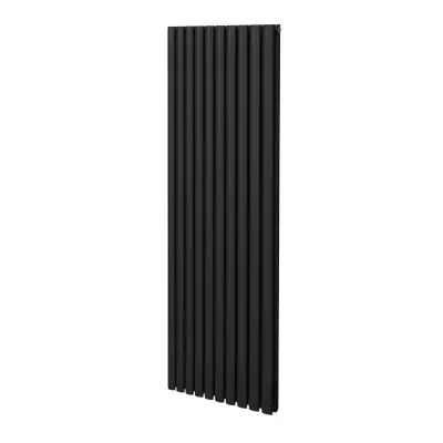 Ovalni stupni radijator – 1800 mm x 600 mm – crni