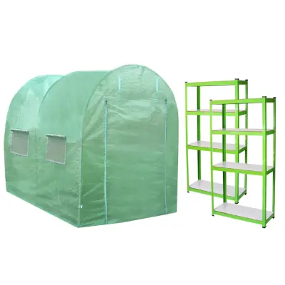 Polytunel 25 mm 4 m x 2 m s regalima