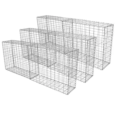 Gabionske košare 100 x 80 x 30 cm / pakiranje od 6 komada