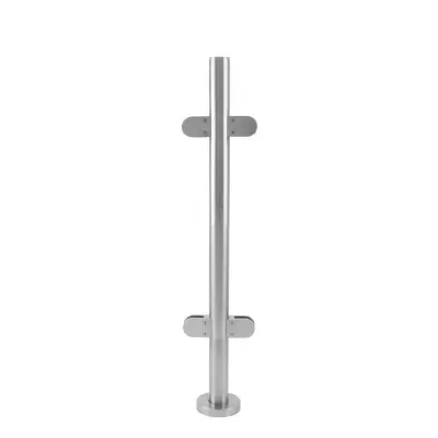 MonsterShop ograda od nehrđajućeg čelika, srednji stup, 90 cm V