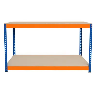 S-Rax Dvoslojni radni stol - 150 cm x 60 cm x 90 cm
