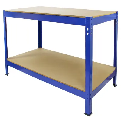 Plavi radni stol Q-RAX 100 cm