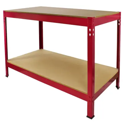 Q-RAX crveni radni stol 100 cm