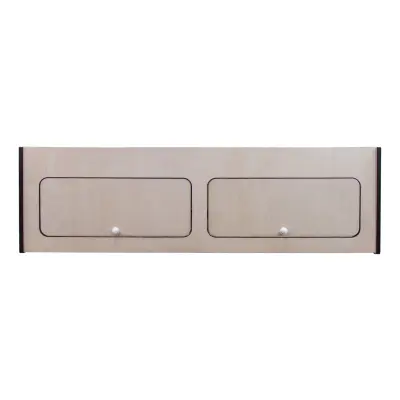 Gornji ormarić za kamper s crnim obrubom – 120 cm x 35 cm x 35 cm