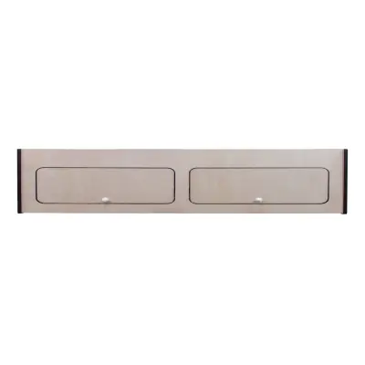 Gornji ormarić za kamper s crnim obrubom – 120 cm x 25 cm x 25 cm