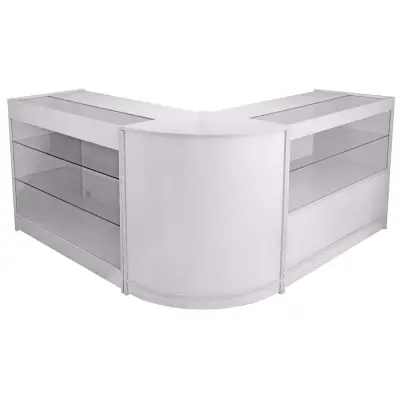 Prodajni pult i izložbeni set Pegasus Brilliant White