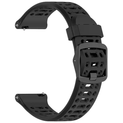 COROS Watch Silicone Two-Tone Strap Crna