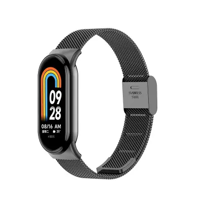 Metalni remen za Xiaomi Mi Band 8/9 Crna