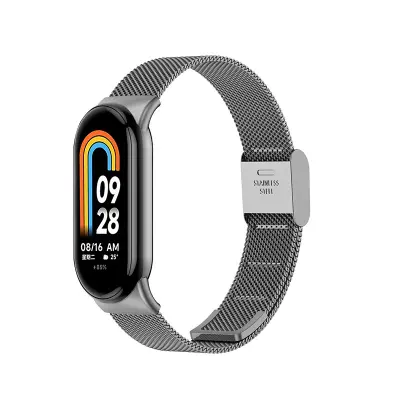 Metalni remen za Xiaomi Mi Band 8/9 Siva