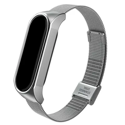 Metalni remen za Xiaomi Mi Band 3/4/5/6 Srebrna