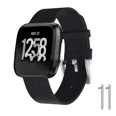Remen za sat za Fitbit Versa Lite/Versa/Versa 2 Crna