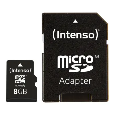 Intenso 8GB microSDHC Class 10 25MB/s memorijska kartica