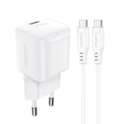 Punjač Acefast GaN USB-C Mini PD30W bijeli