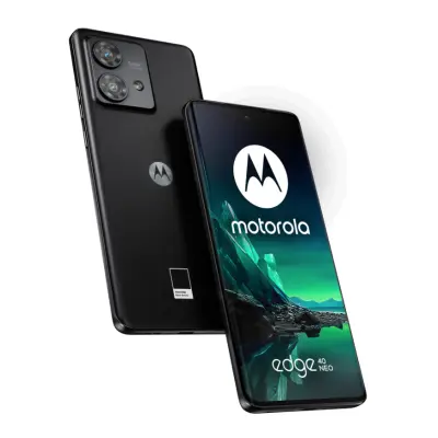 Motorola Edge 40 Neo 16,6 cm (6,55") pametni telefon s dvostrukom SIM karticom, 12 GB/256 GB (crna)