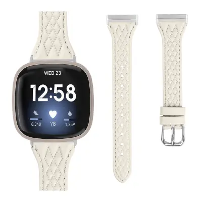 Pravi kožni remen za sat za Fitbit Versa 4 Marelica