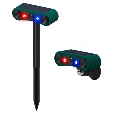 Solarni vanjski alarm sa senzorom pokreta - Ultrazvučni solarni alarm s infracrvenom indukcijom Teal/Zelena