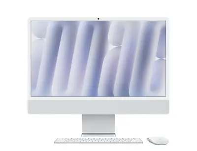 Apple iMac 24-inch Silver - 24/Retina 4.5K/M4 10C CPU/10C GPU/24GB/512GB