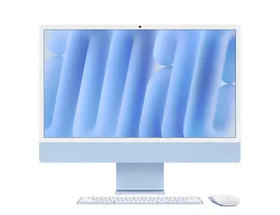 Apple iMac 24-inch Blue - 24/Retina 4.5K/M4 10C CPU/10C GPU/16GB/256GB