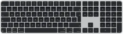 Apple Magic Keyboard with Touch ID and Numeric Keypad for Mac models with Apple silicon - Croatian - Black Keys