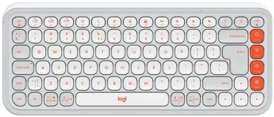 Tipkovnica Logitech POP ICON Keys, White - US INTL - BT
