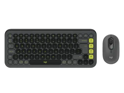 Tipkovnica i miš Logitech POP Icon Combo, crna