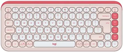 Tipkovnica Logitech POP ICON Keys, Rose - US INTL - BT