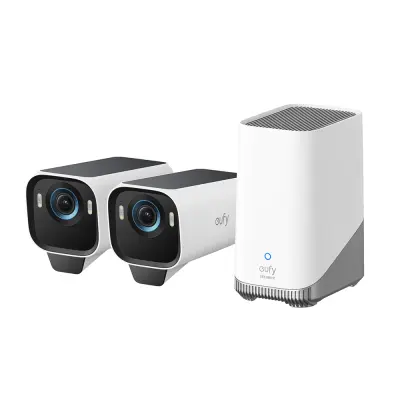 Kamera vanjska solarna Anker Eufy S3 Pro, 2‑pak, s HomeBase 3