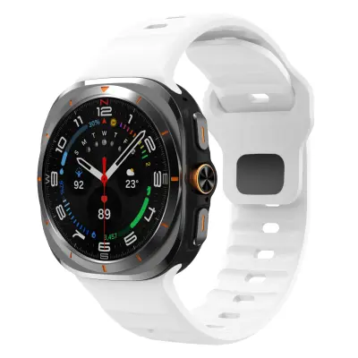 Silikonski remen za sat za Samsung Galaxy Watch Ultra 47 mm Bijela