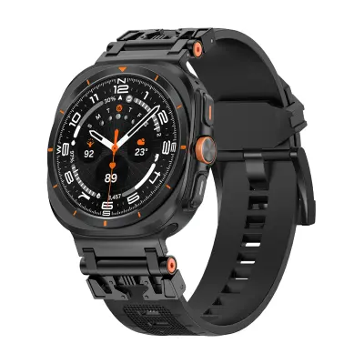 Remen za sat s kopčom Stardust za Samsung Galaxy Watch Ultra - ZS8348001 Crna + Crna