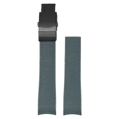 Remen za sat za Longines Conquest L3.742 642 781 782 - 21mm Siva+Crna