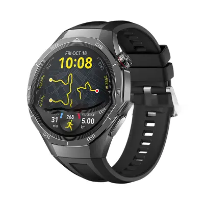 Silikonski remen za sat 22MM za HUAWEI WATCH GT5 Pro 46MM Crna + Srebrna