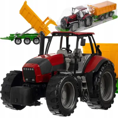 Veliki traktor sa prikolicom