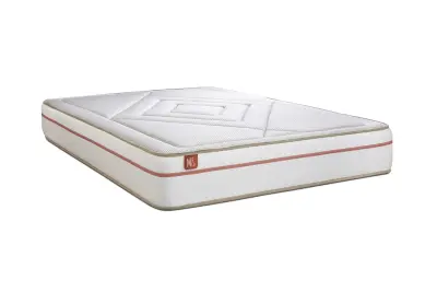 Le Paisible set madraca - 24 cm - memorijska pjena - ekološki prihvatljivi materijali - bež podnica za krevet