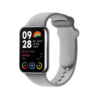 TPU remen za zapešće za Xiaomi Mi Band 8 Pro Siva