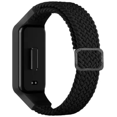 Remen za Xiaomi Band 8 Active - Prozračni najlon Crna