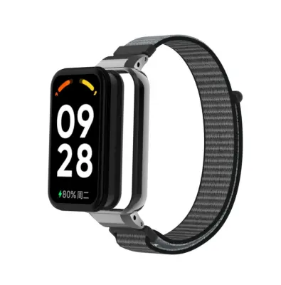 Najlonski remen za sat za Xiaomi Redmi Band 2/8 Active Siva