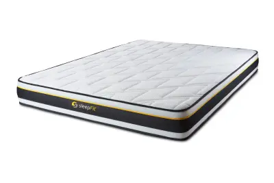 Set mekanih madraca - 19 cm - Pjena visoke gustoće s mikrozračnim ćelijama - Čvrsti - Komplet za bijeli podni krevet