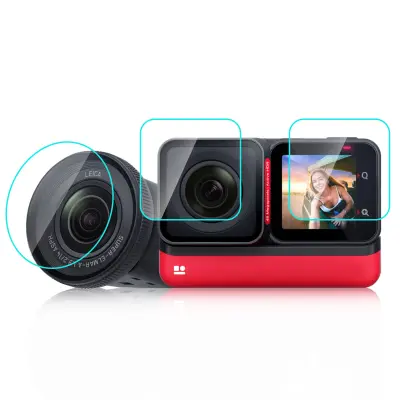 Zaštitnik zaslona od kaljenog stakla za Insta360 ONE RS (pakiranje od 3 komada) Proziran