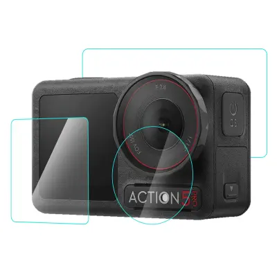 Zaštitna folija od kaljenog stakla za DJI Osmo Action 5 Pro Transparent