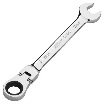 Jetech zupčasti ključ s pokretnom glavom, 19 mm, metrički