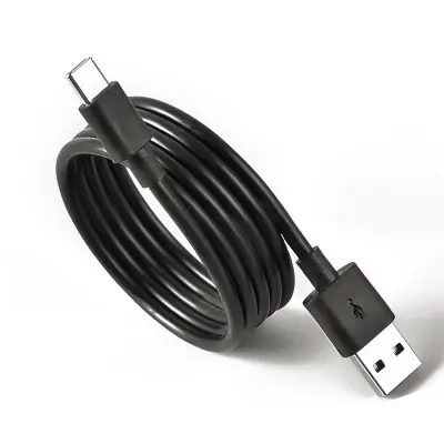3A kabel za brzo punjenje Type-C, 2 pakiranja Crna