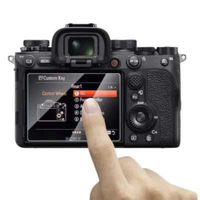 Pakiranje od 3 zaštitnika zaslona od kaljenog stakla za Sony A7C2 kameru Proziran