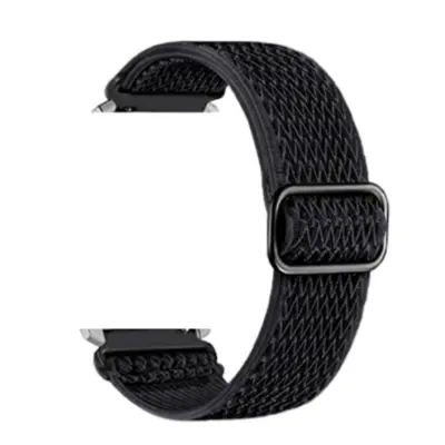 Najlonski remen za sat Fitbit Versa 2 Crna