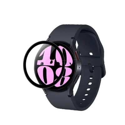 3D zakrivljeni zaštitnik zaslona od mekog filma za Samsung Watch 6 (pakiranje od 2 komada) Proziran