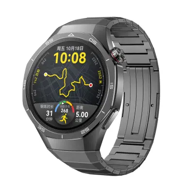 Titan narukvica za Huawei Watch GT 5 Pro 46mm Siva