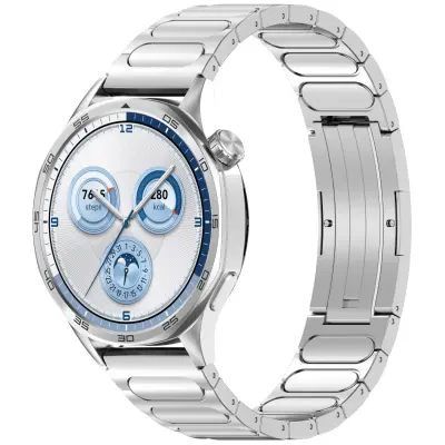 Remen za sat od titana za pametni sat od 22 mm Srebrna